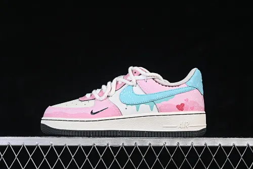 All categories Nk Air Force 1 Air Force series Nk Air Force 1 Low Air Force low-top Nike Air Force 1'07 Low "Sweetheart Cream" Hand-painted graffiti Sweetheart Cream Air Force 1 low-top casual sneakers FB1839-919